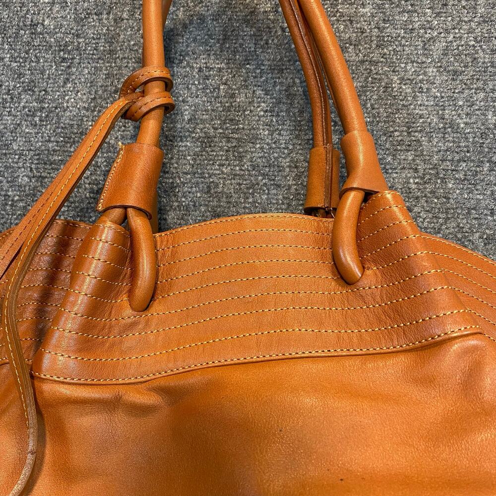 Dolce Gabbana XX Anniversary Brown Genuine Leather Hobo Shoulder Bag Large Purse - Picture 9 of 13